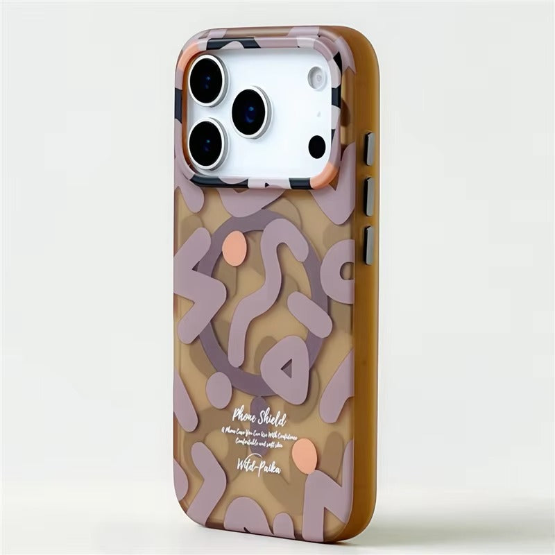 Trendy Graffiti MagSafe Case for iPhone