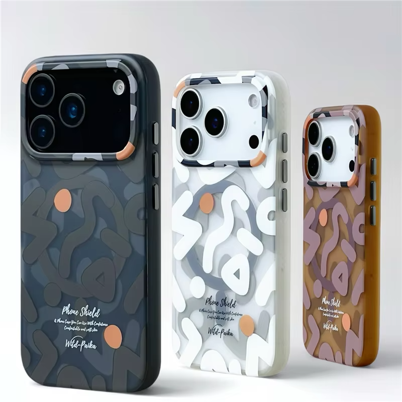 Trendy Graffiti MagSafe Case for iPhone