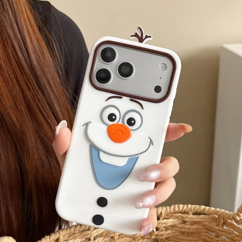 Disney Frozen Olaf 3D Silicone Case for iPhone