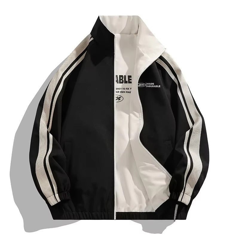 Unisex Reversible Windproof Jacket