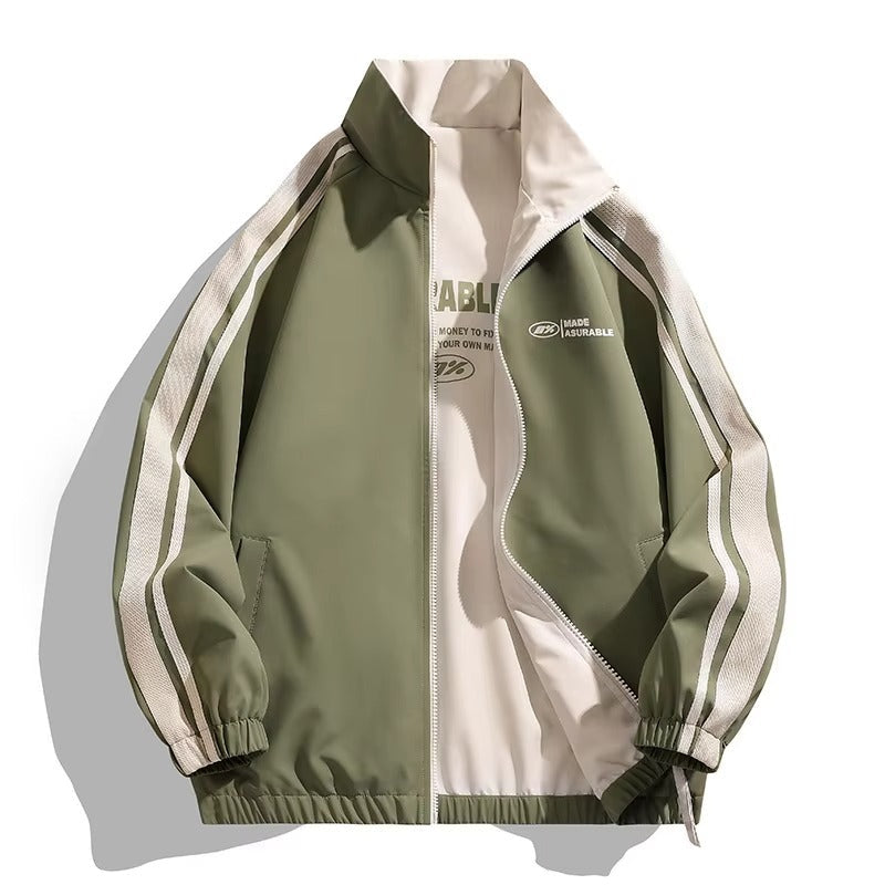 Unisex Reversible Windproof Jacket