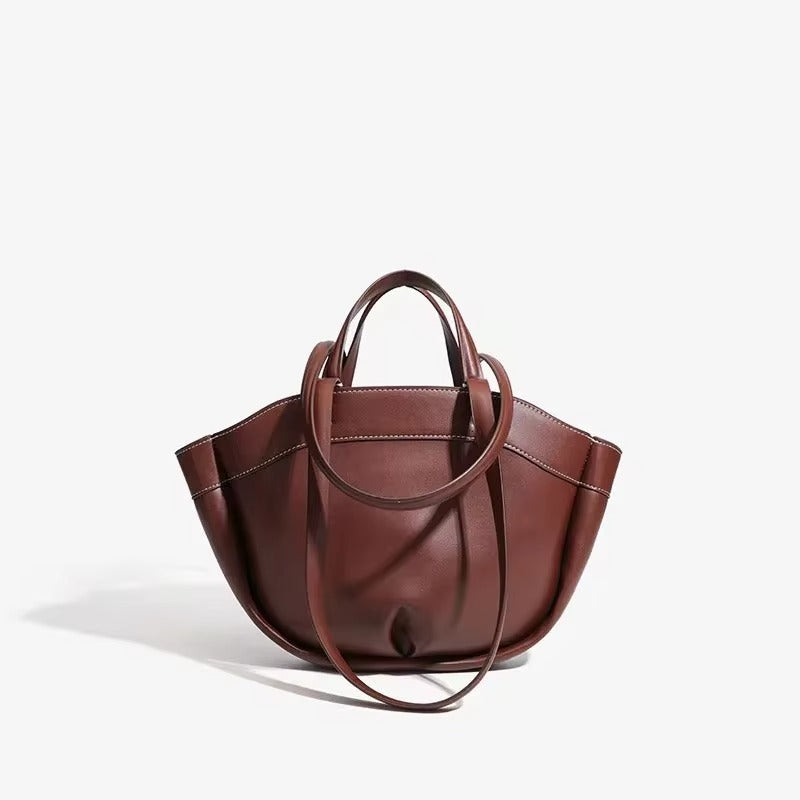 HISUELY Fashion Tote Bag Soft Synthetic Leather