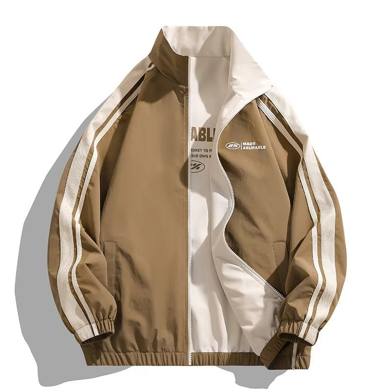 Unisex Reversible Windproof Jacket