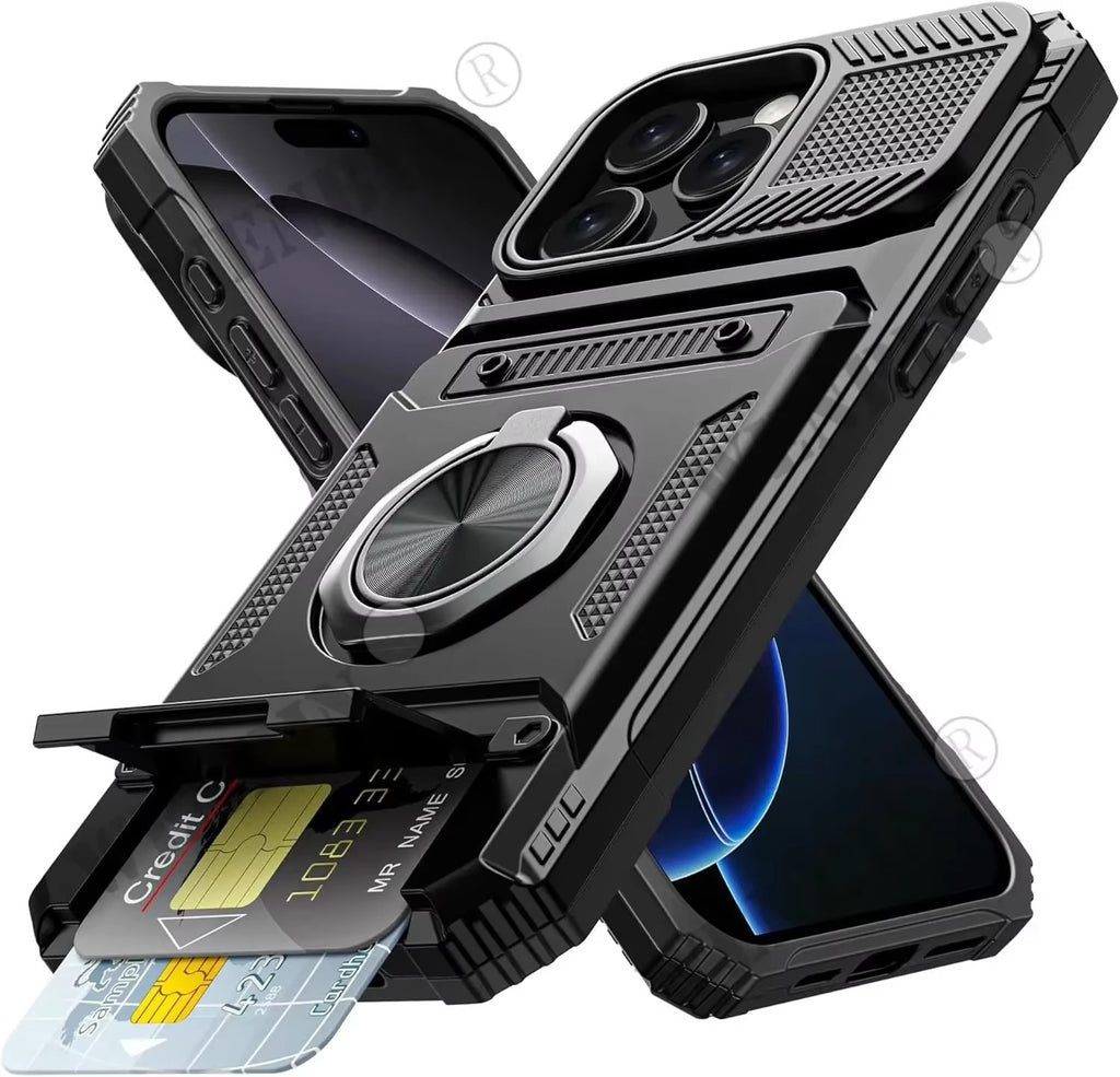 Magnetic Ring Kickstand Case for iPhone
