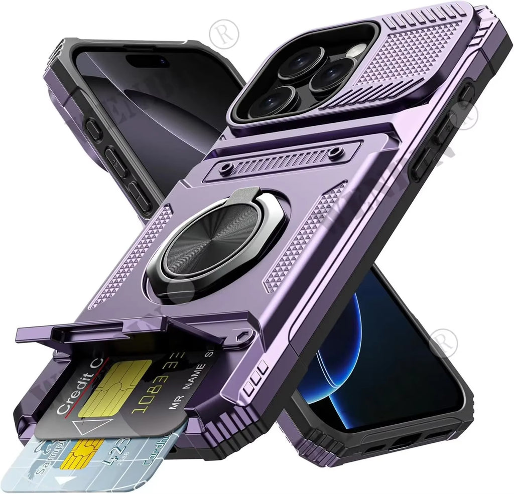 Magnetic Ring Kickstand Case for iPhone
