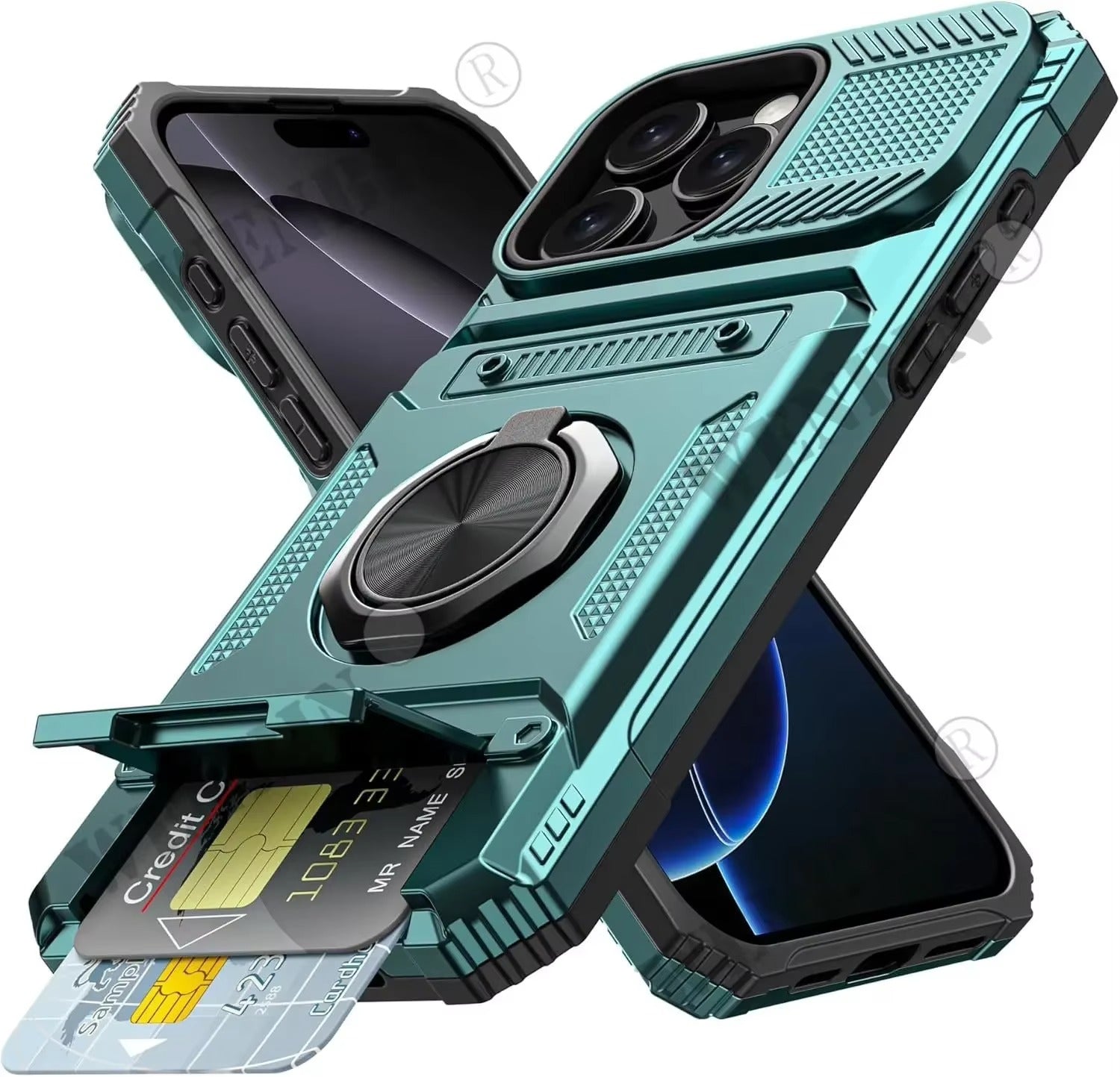 Magnetic Ring Kickstand Case for iPhone