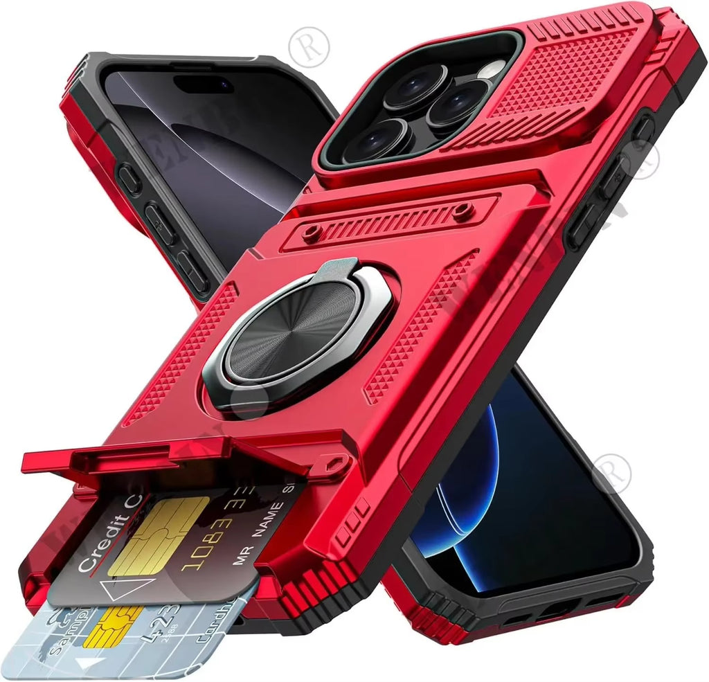Magnetic Ring Kickstand Case for iPhone