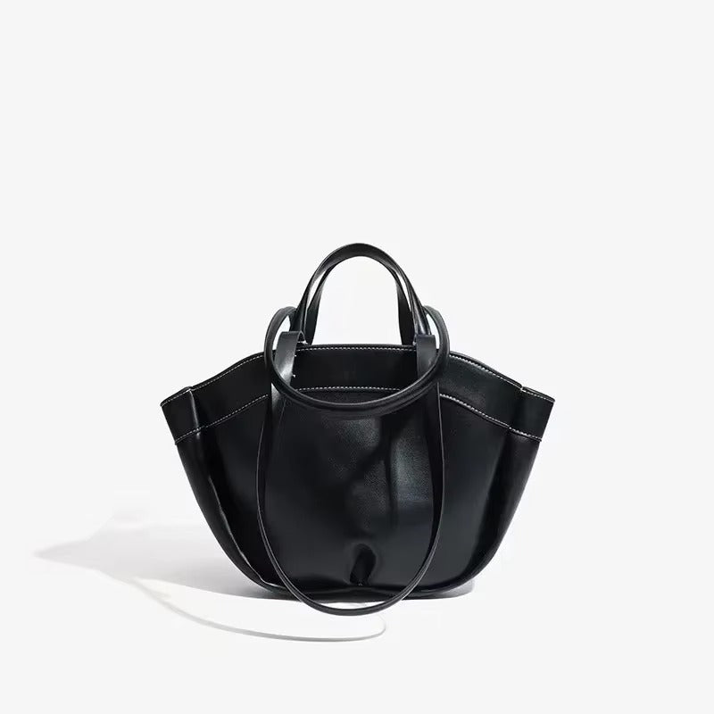 HISUELY Fashion Tote Bag Soft Synthetic Leather