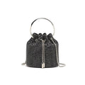 Rhinestone Evening Bucket Bag for Women