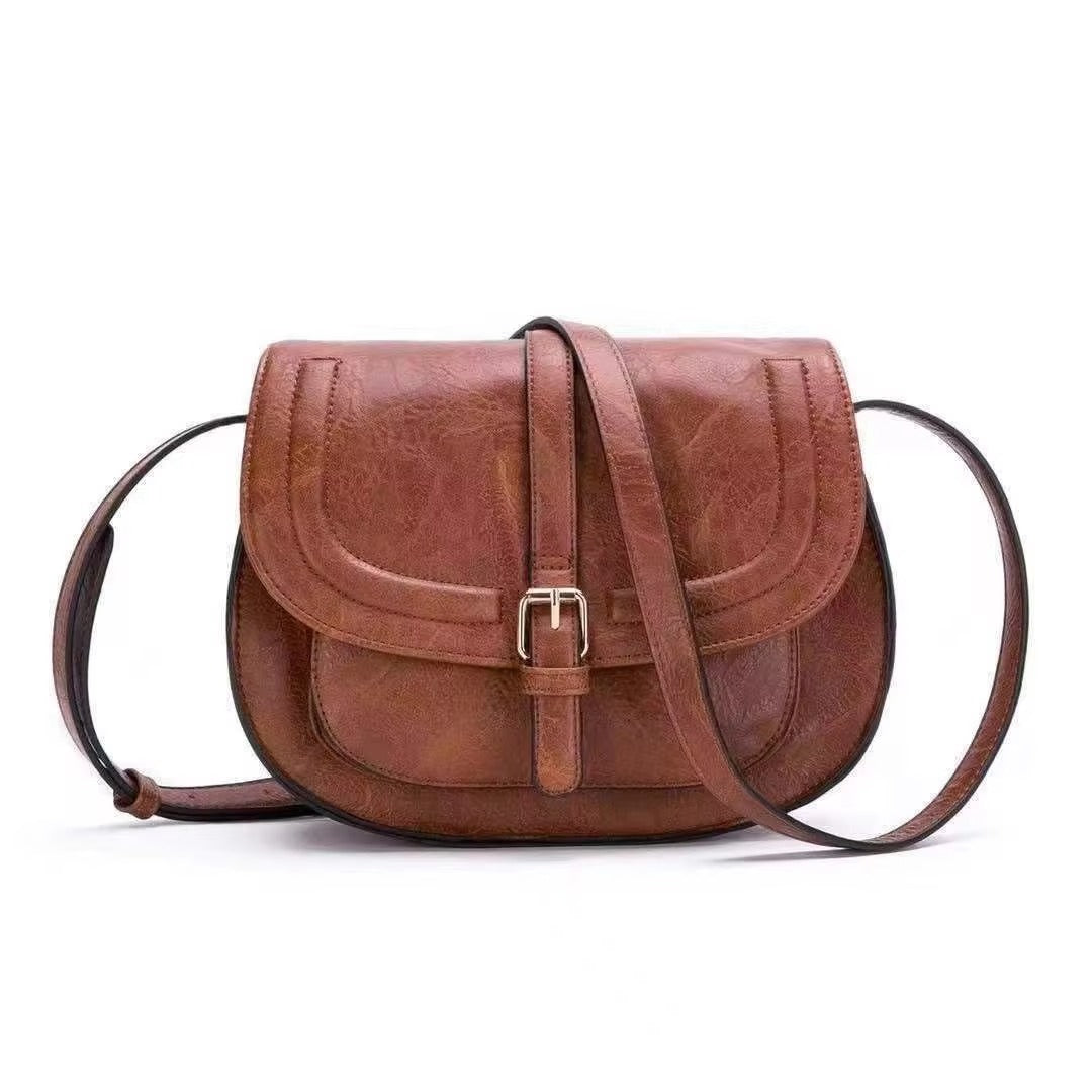 Women's Retro Saddle Crossbody Bag