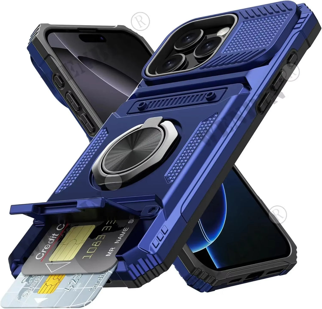 Magnetic Ring Kickstand Case for iPhone
